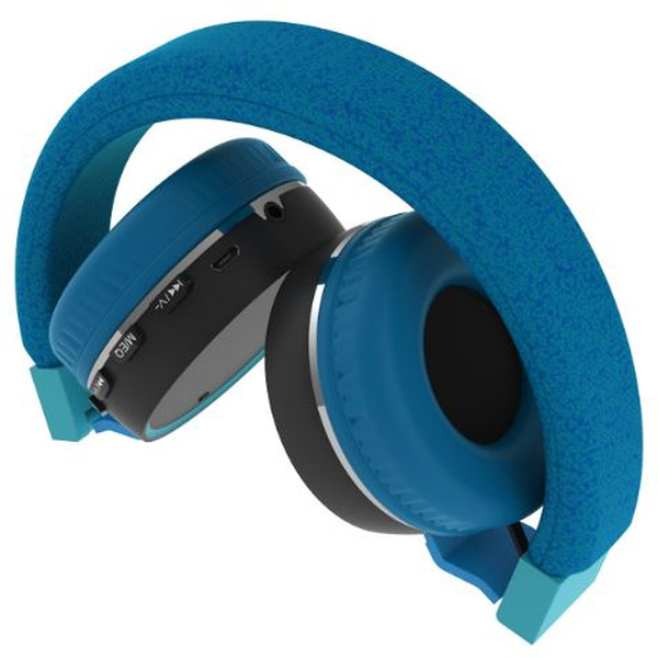 Наушники Ritmix RH-415BTH (синий/черный)