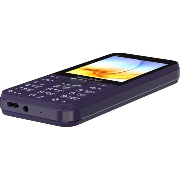 Кнопочный телефон Maxvi K28 (фиолетовый)