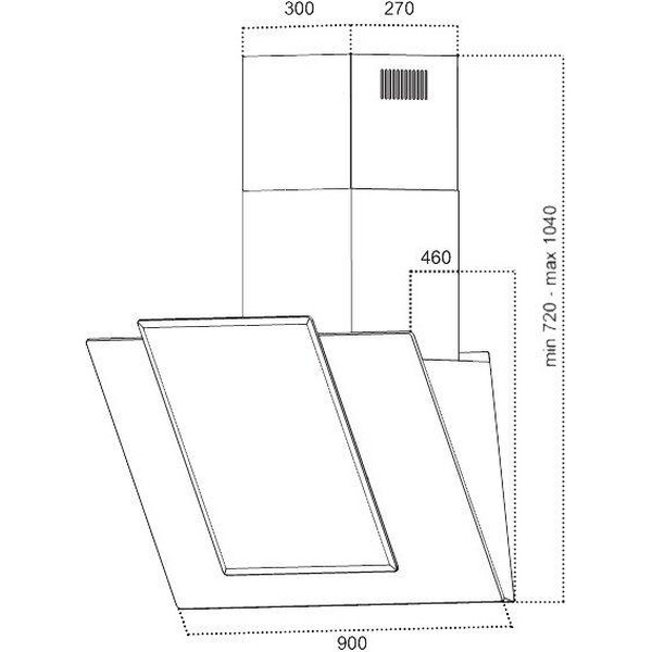 Вытяжка Germes Beta 90 (черная)