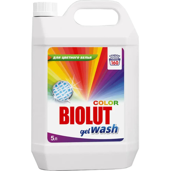 Гель для стирки Biolut Melta Цветное белье 5л