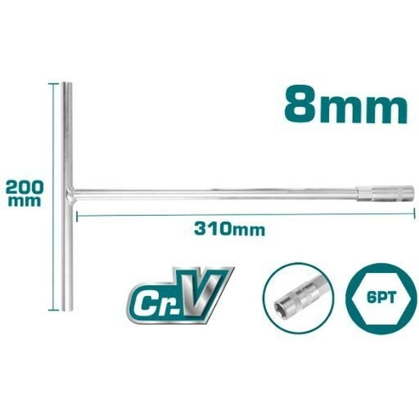 Ключ торцевой Т-образный Total THTSW0806
