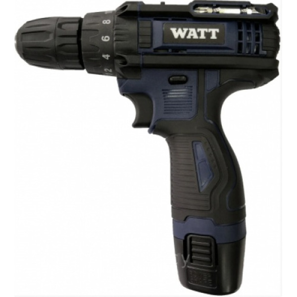 Дрель-шуруповерт WATT WAS-12Li (1.012.025.21) с 2-мя АКБ