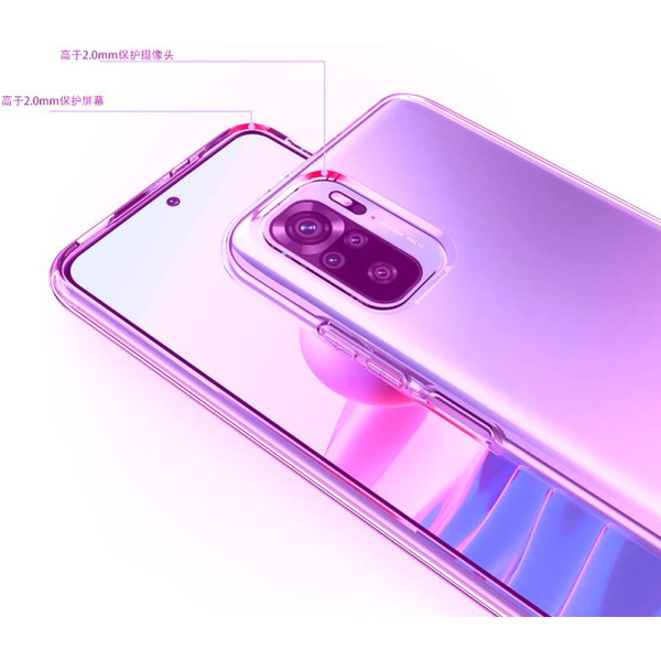 Бампер Bingo TPU 2.0mm для XIAOMI Redmi Note 10 Фиолетовый