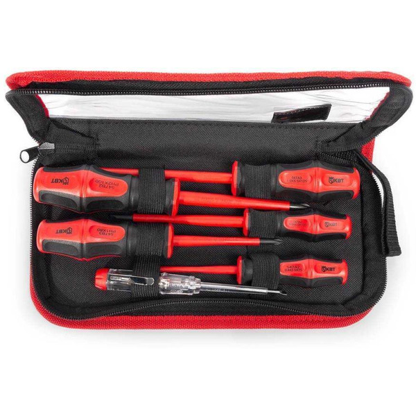 Набор диэлектрических отверток КВТ НИО-06 серия ПРОФИ 78617