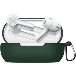 Чехол Bingo Silicone для OnePlus Buds Z2 TWS (темно-зеленый)