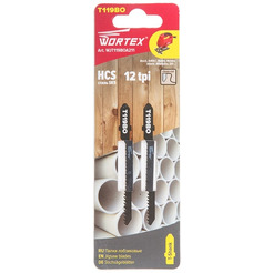 Пилка лобзиковая WORTEX по дереву T119BO криволинейный пропил (WJT119BOA211)