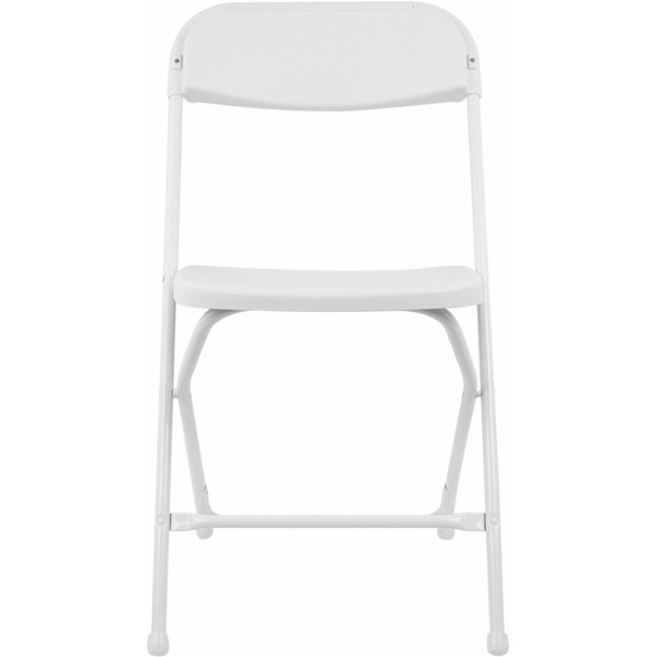 Стулья складные BRABIX Golf CF-002 (КОМПЛЕКТ 4 шт., белый каркас, пластик белый) 533031
