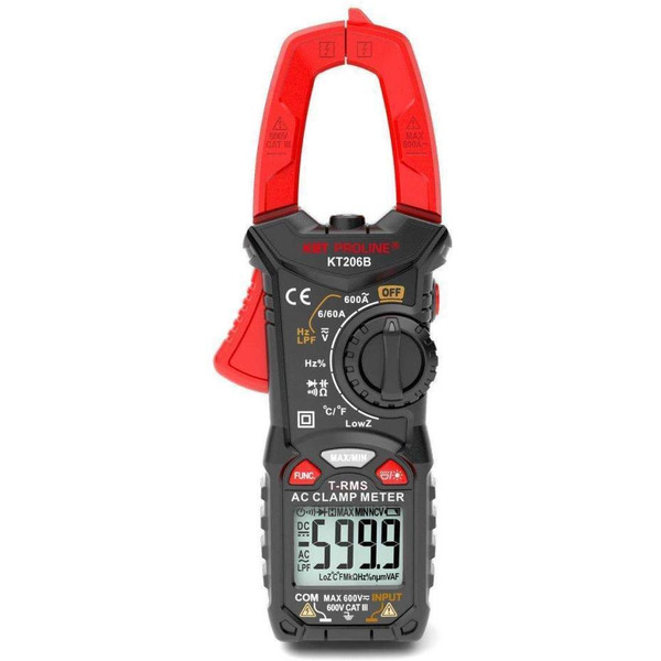 Токовые клещи цифровые КВТ PROLINE KT 206B 79130