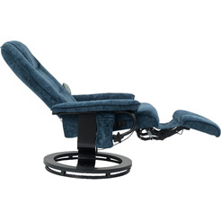 Массажное кресло Calviano 22 (синий плюш)