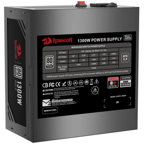Блок питания Redragon RGPS-1300W 71813