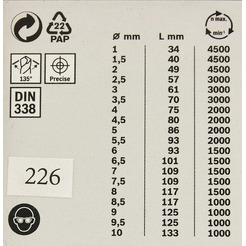 Набор сверл Bosch 2608577351