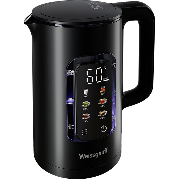 Электрический чайник WEISSGAUFF WK 1500 Db Touch BodyCool