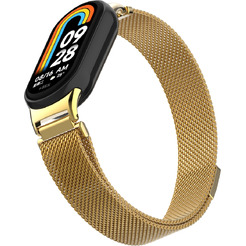 Ремешок Bingo Magnetic для XIAOMI Mi Band 8 (золотистый)