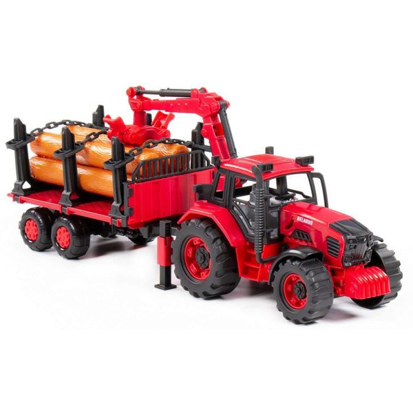 Трактор Полесье Belarus с лесовозом и манипулятором 96494