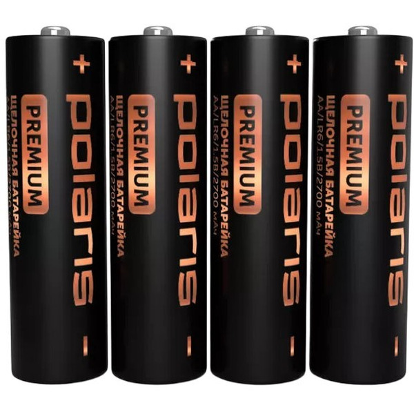 Батарейки щелочные Polaris PB АА (4шт) Premium