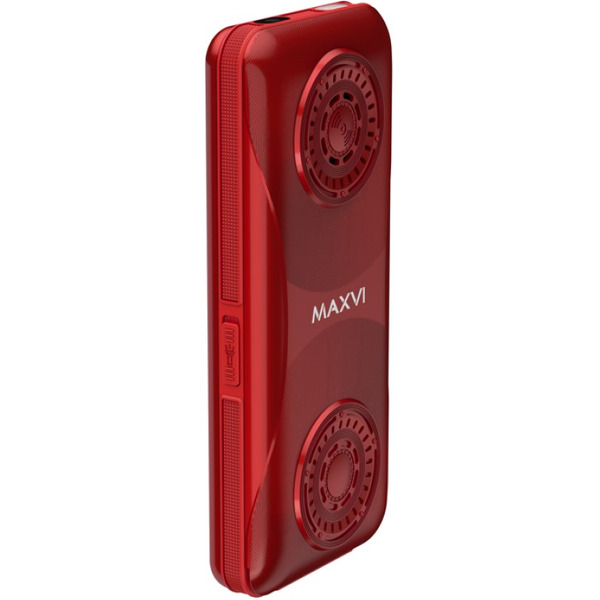 Кнопочный телефон Maxvi P110 (красный)