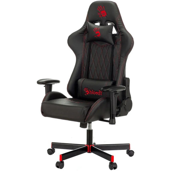 Кресло игровое A4TECH BLOODY GC-800 (черный ромбик эко.кожа)