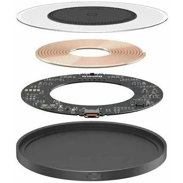 Беспроводное зарядное Baseus Simple 2 Wireless Charger 15W CCJJ050001 (черный)