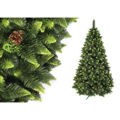 Сосна искусственная MiaMar Зеленая Горная с зелеными концами (SGZ120F-PVC) 1.2 м в пленке