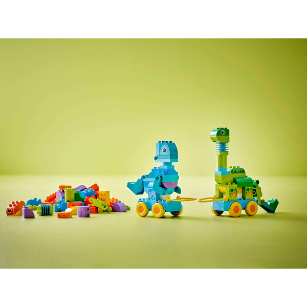 Конструктор Lego Duplo Динозавры на колесах 3в1 10451