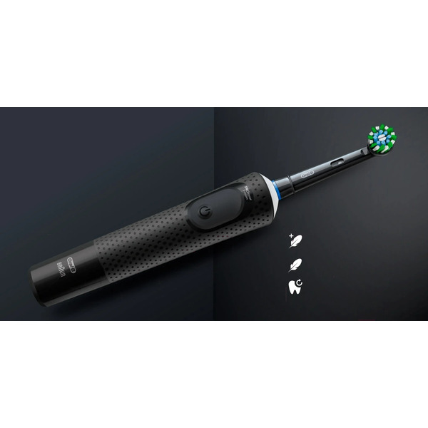 Электрическая зубная щетка Oral-B Vitality Pro D103.413.3 Cross Action Protect X Clean Black 4210201427100 (черный)