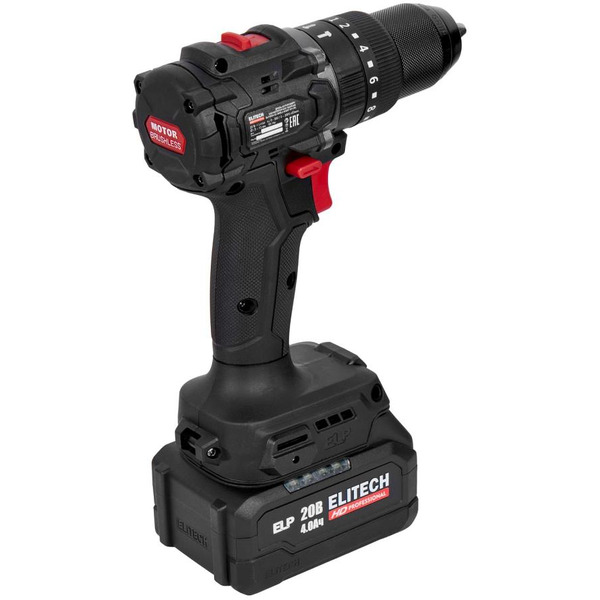 Ударная дрель-шуруповерт ELITECH CD 20ISL2 E2201.041.02 (205723)