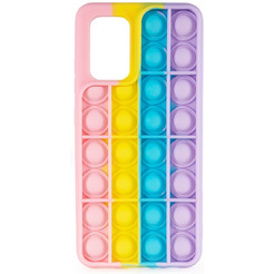 Задняя накладка CASE Pop It Samsung Galaxy A32 (4G) розово-фиолетовый