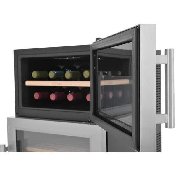 Винный шкаф-хьюмидор ZUGEL ZTH80DX Dual Zone