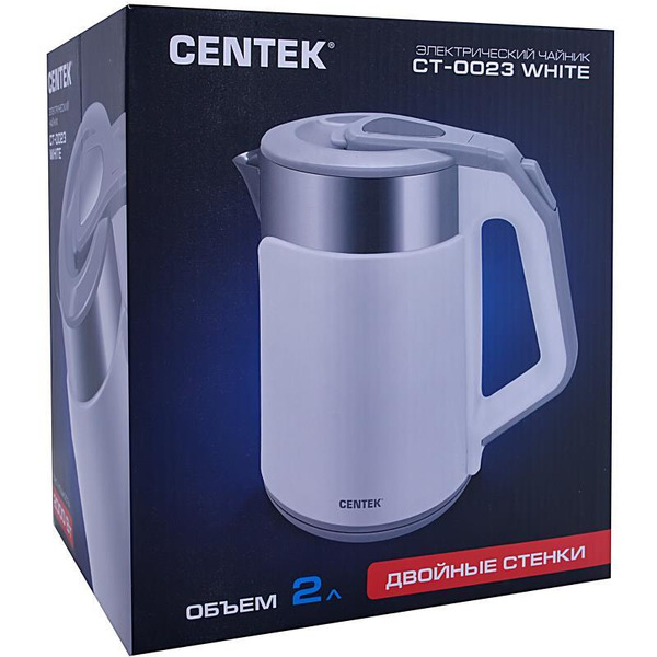 Электрочайник CENTEK CT-0023 (белый)