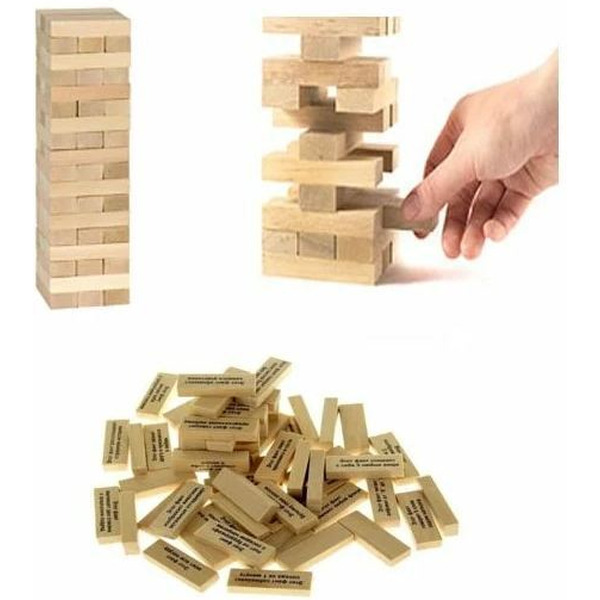 Настольная игра Нескучные Башня для детей с заданиями