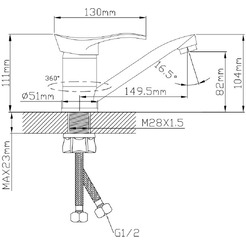 Смеситель AV Engineering AVJAS4-A080-448