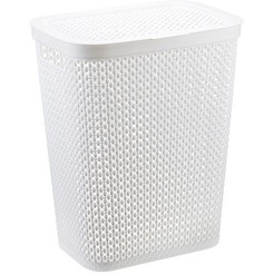 Корзина для белья Idea Пирула М2614 (белый)