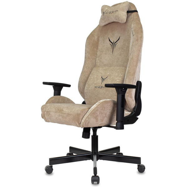 Кресло игровое Knight N1 Fabric Light-21 (1626366) бежевый