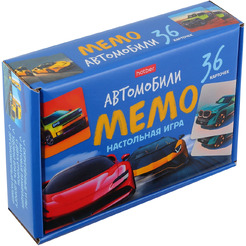 Настольная игра Hatber Мемо Автомобили 36ИнМ_35002