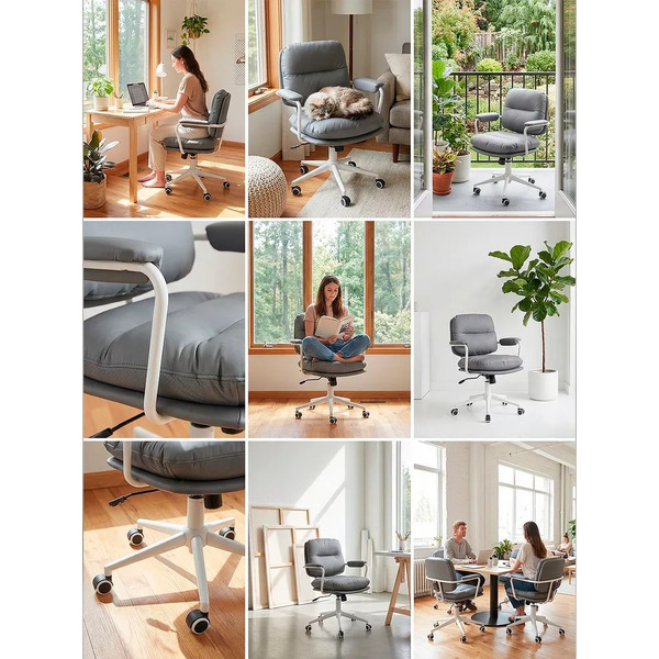 Офисное кресло MYROO Office Check Grey (XT-6076-2-G)