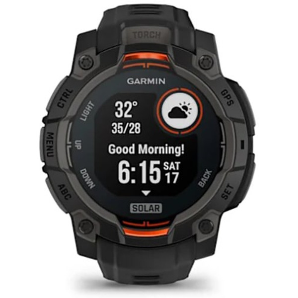 Умные часы Garmin Instinct 3 Solar 45 мм (черный)