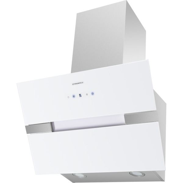 Кухонная вытяжка MAUNFELD Mersey 60 (нержавеющая сталь\белое стекло)