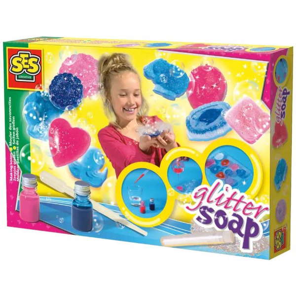 Набор для изготовления мыла SES Creative Сделай мыло с блестками 00910