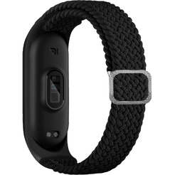 Ремешок Bingo Braided для Xiaomi Mi Band 3/4/5/6 Черный