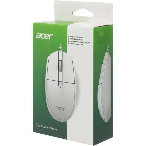 Мышь Acer OMW401 (белый)