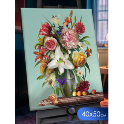 Картина по номерам Флюид Бузин. Цветы и фрукты 40x50 SHR0589