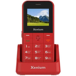 Кнопочный телефон Xenium X718 (красный)
