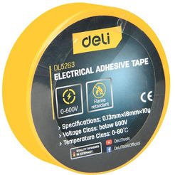 Изолента ПВХ Deli EDL5263
