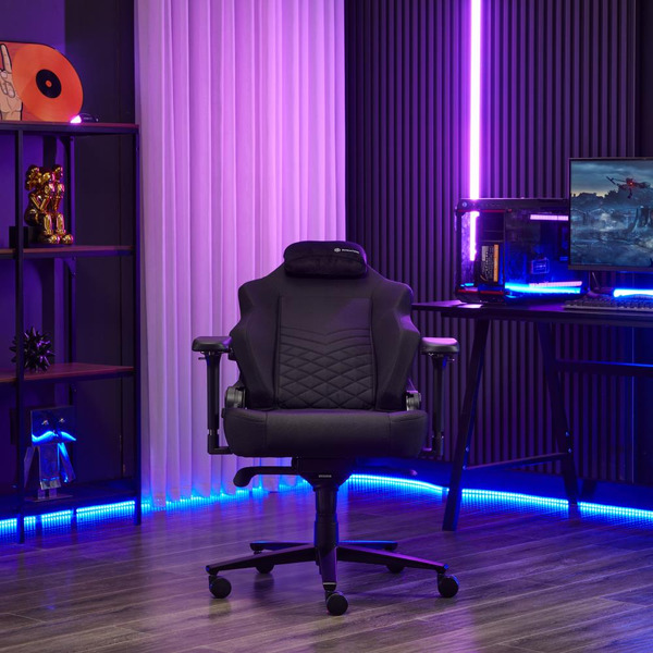 Игровое кресло EVOLUTION TITAN FABRIC Black