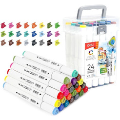 Набор маркеров для скетчинга Deli Color Emotion E70803-24