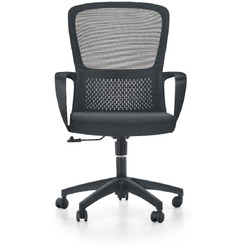 Кресло компьютерное SitZone U-069B сетка/ткань, черный, крестов. пластик