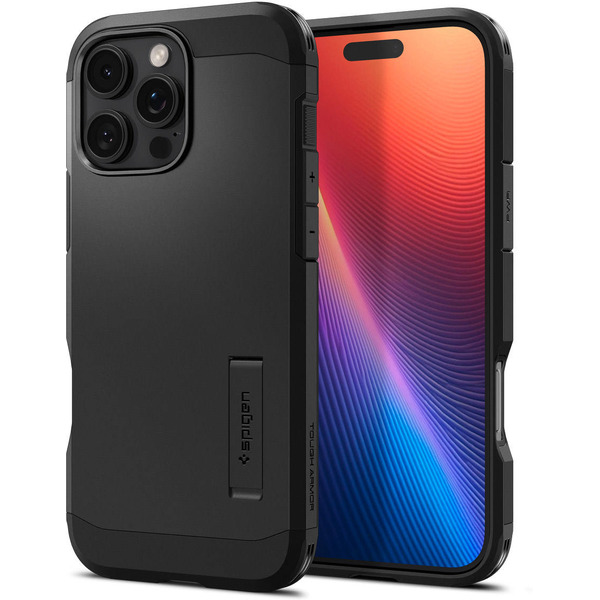 Чехол для телефона Spigen Tough Armor Mag Magsafe для iPhone 16 Pro ACS08146 (черный)