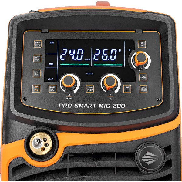 Сварочный инвертор Сварог PRO Smart MIG 200 (N214S) 99416