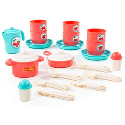 Набор игрушечной посуды Полесье Хозяюшка 80158 (на 6 персон)