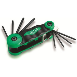 Набор ключей TOPTUL Torx T6-T25 AIFB0802 (8шт)